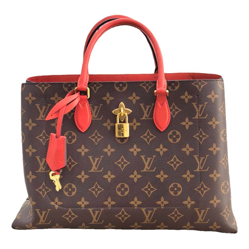 Flower Tote leather handbag