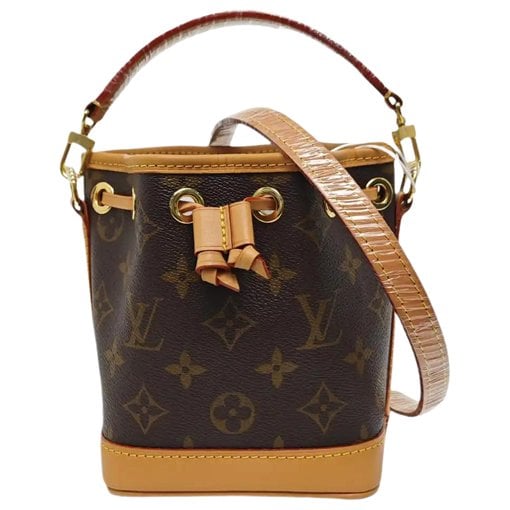 Nano Noé leather handbag