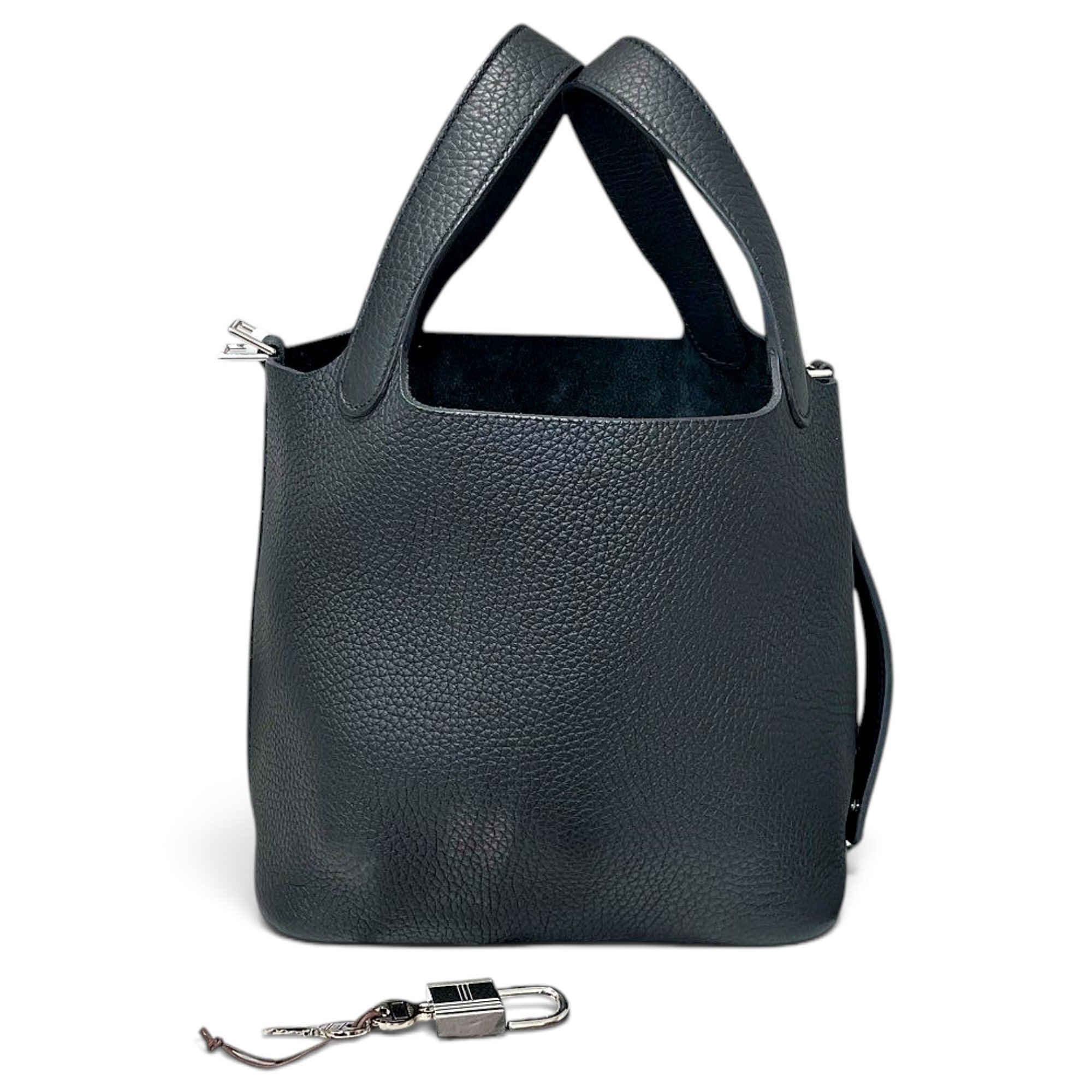 Picotin leather handbag