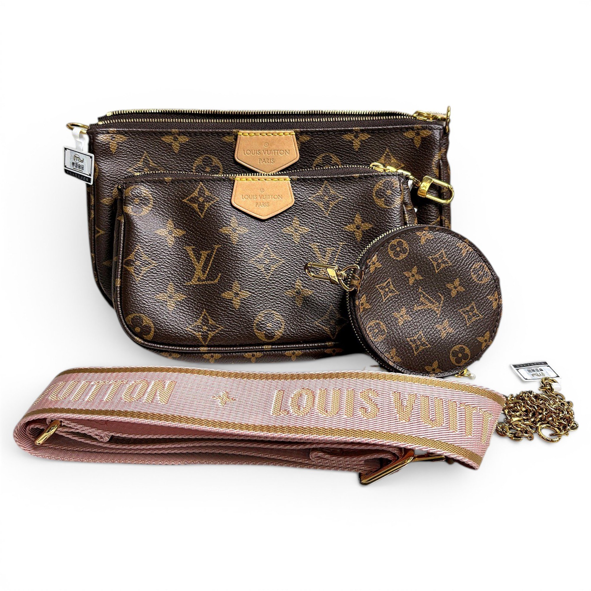 Multi Pochette Accessoires leather handbag