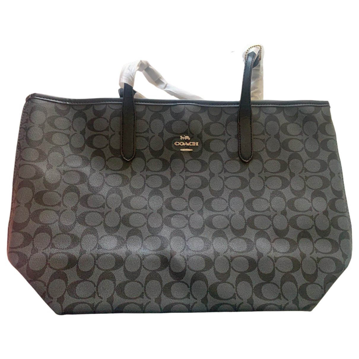 CITY ZIP TOTE leather tote