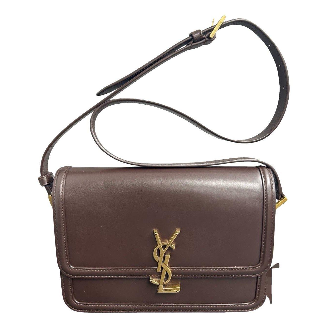 Solférino leather handbag