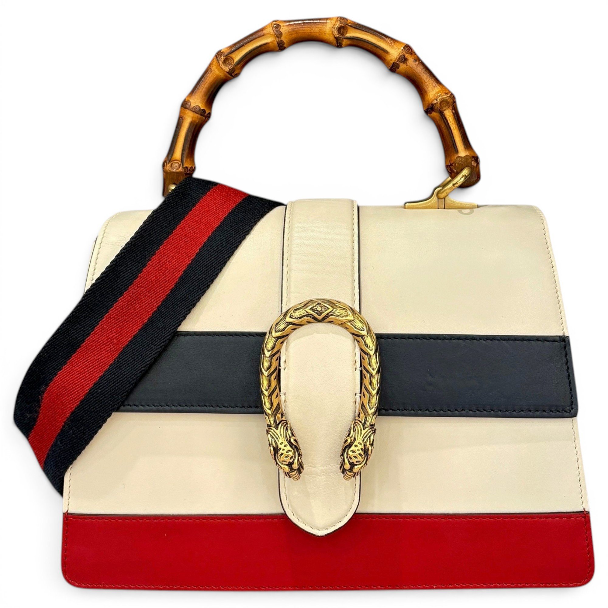 Bamboo Top Handle pony-style calfskin handbag