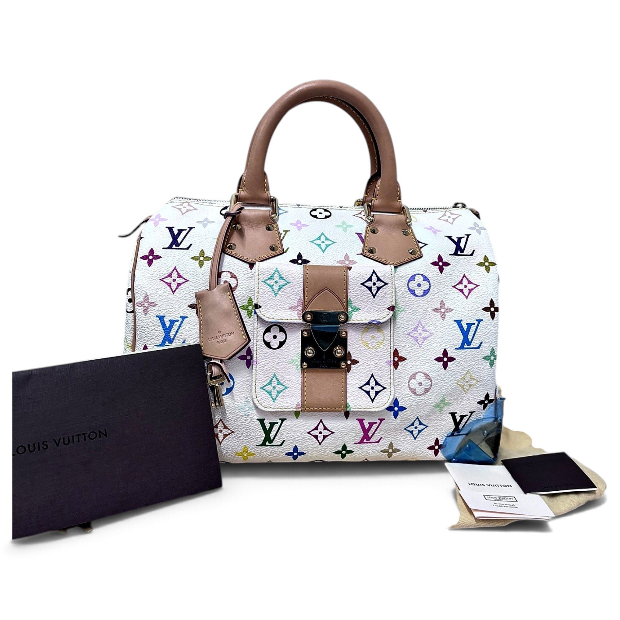 Speedy leather handbag