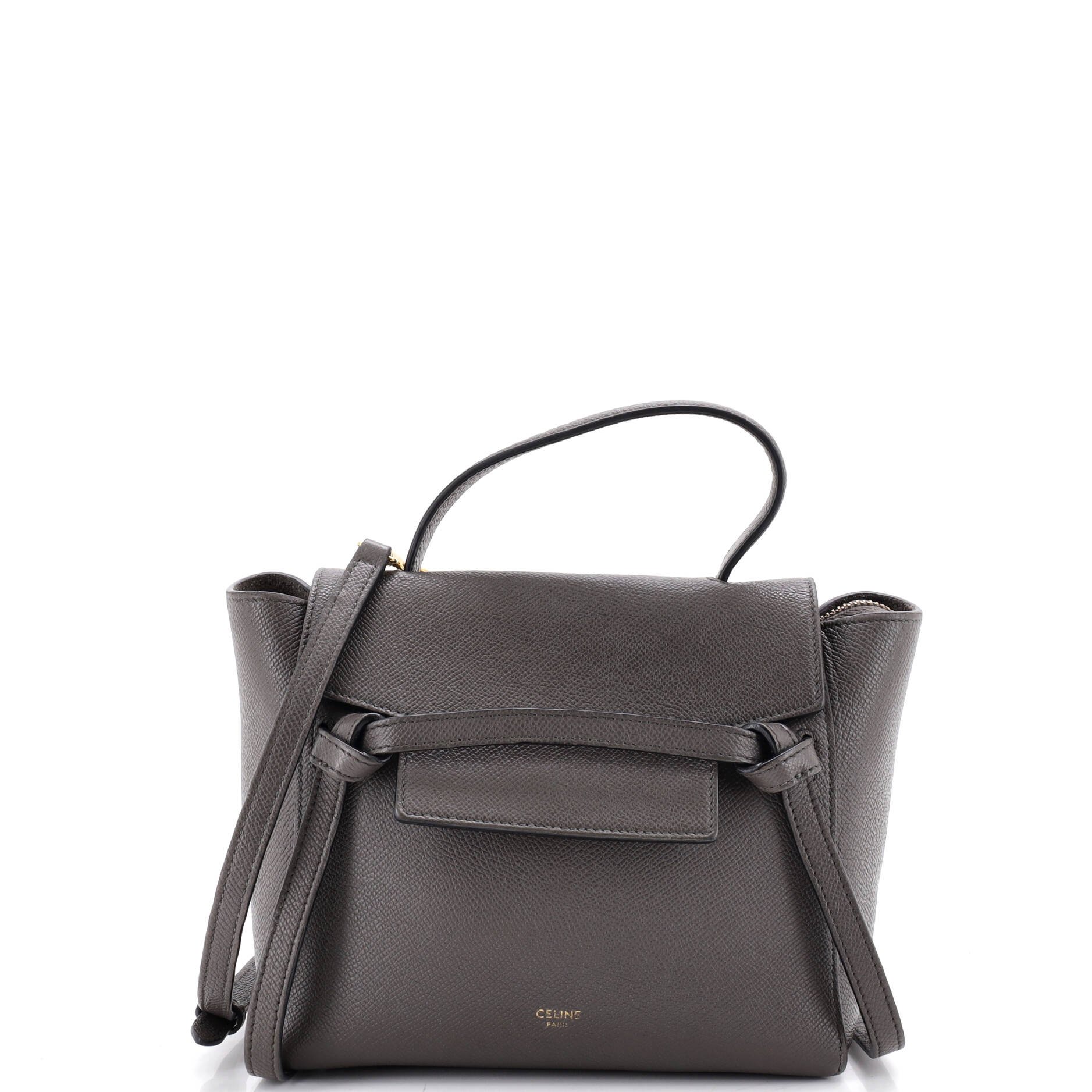 Belt Bag Textured Leather Nano