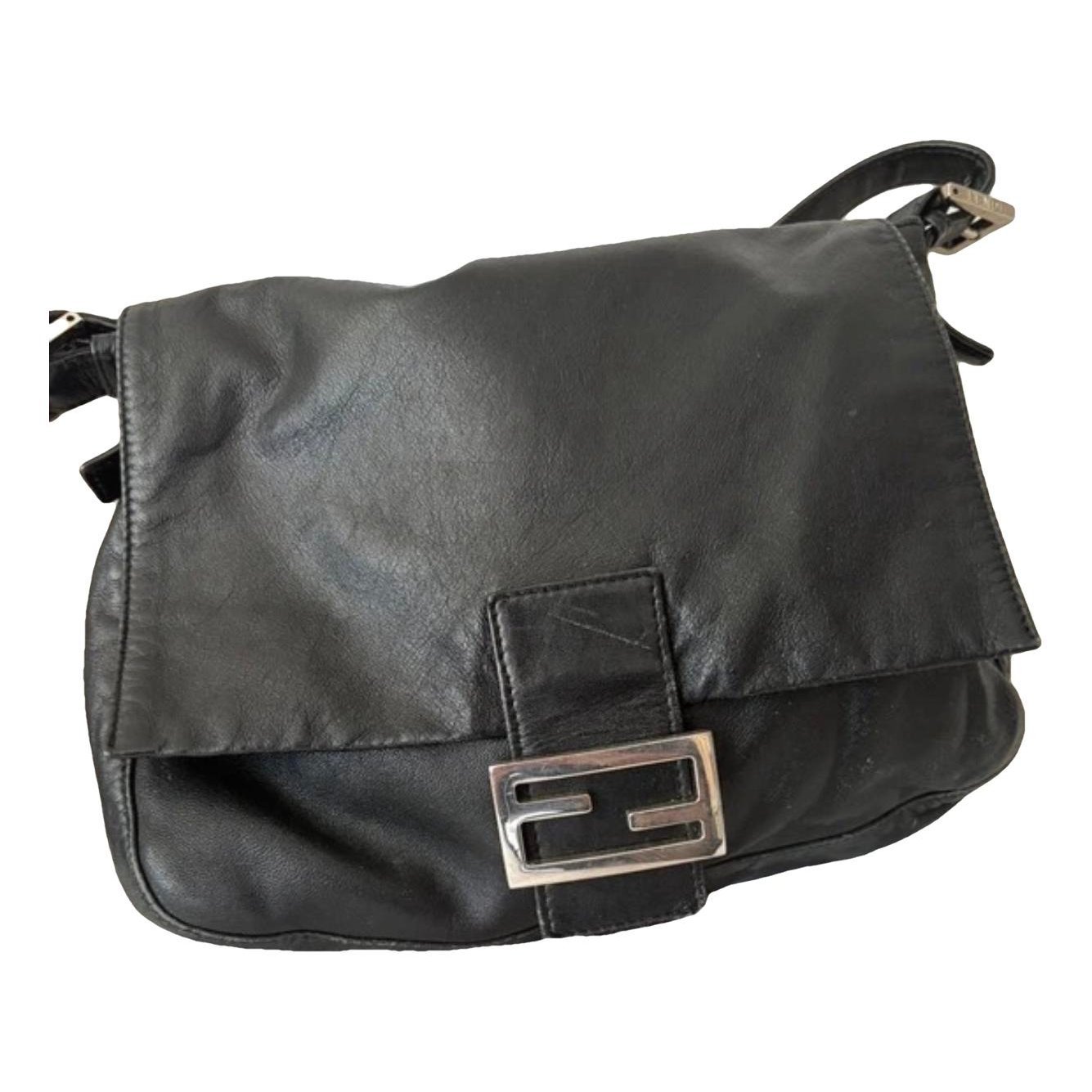 Baguette leather handbag
