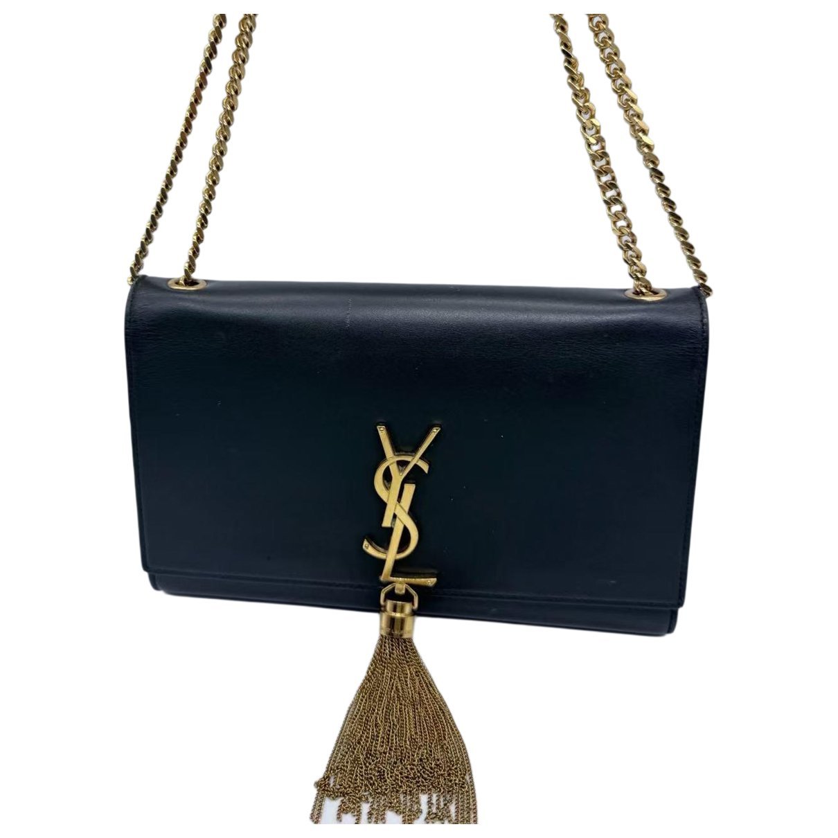 Pompom Kate leather handbag