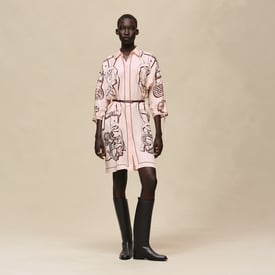 "Ferronnerie Remix" shirt dress