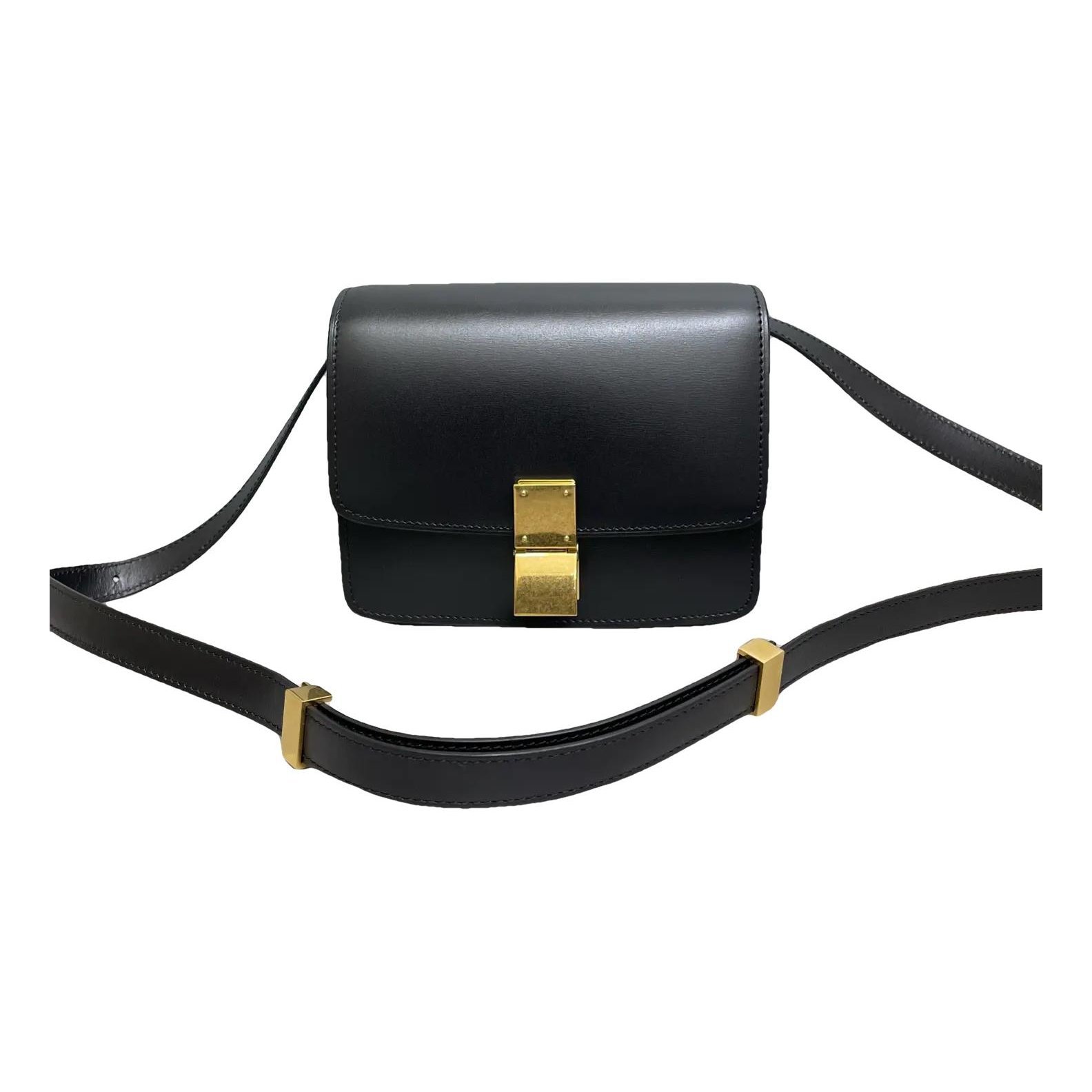 Classic leather crossbody bag