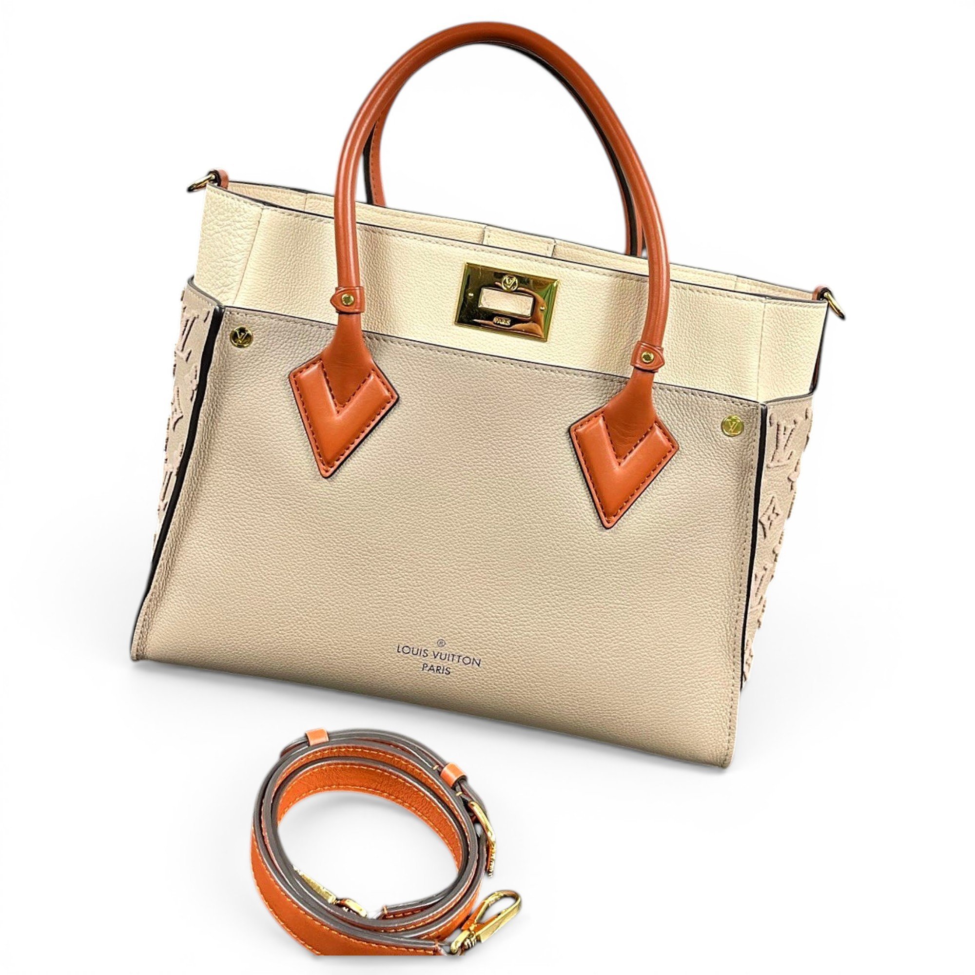 On My Side leather handbag