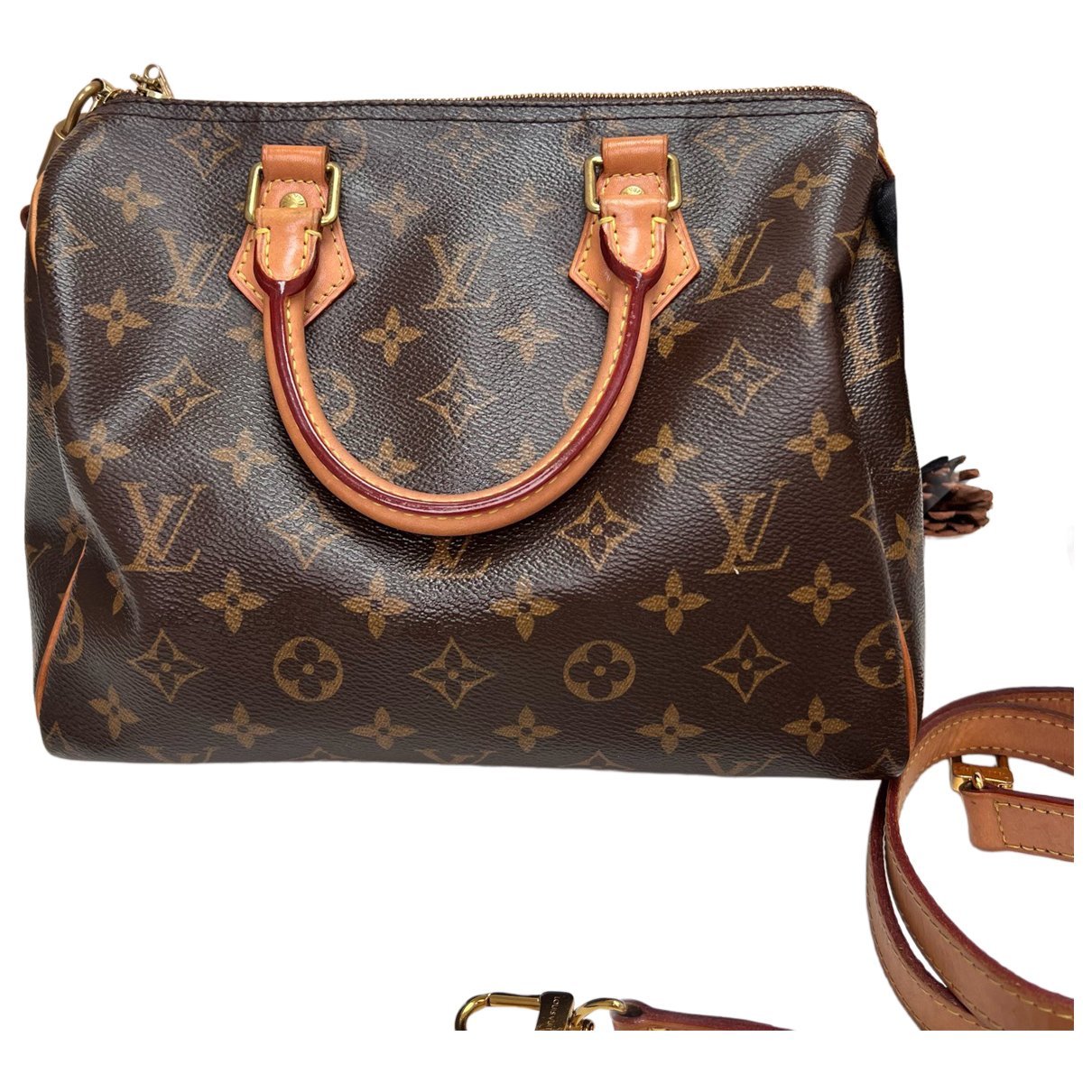 Speedy leather handbag