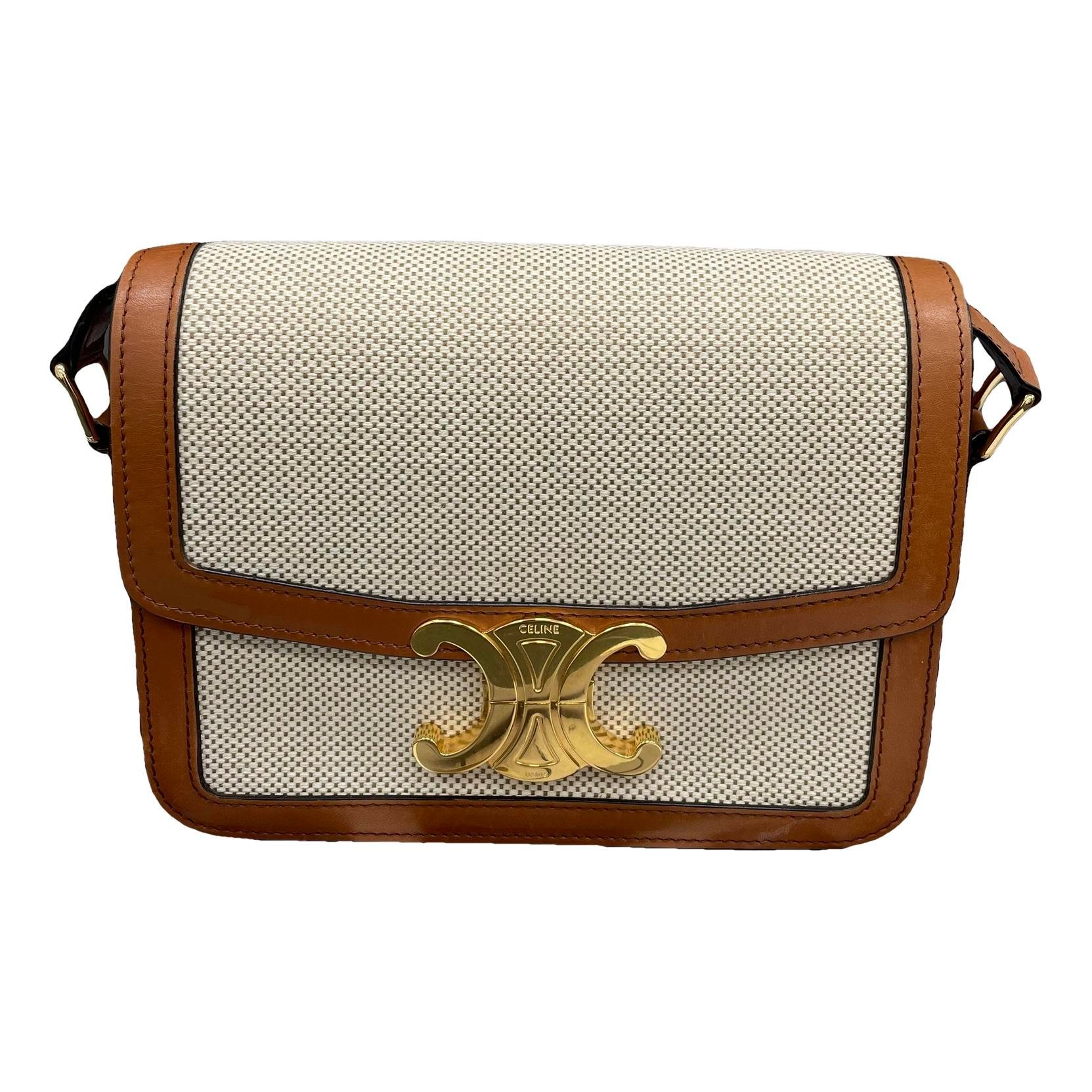 Triomphe cloth handbag