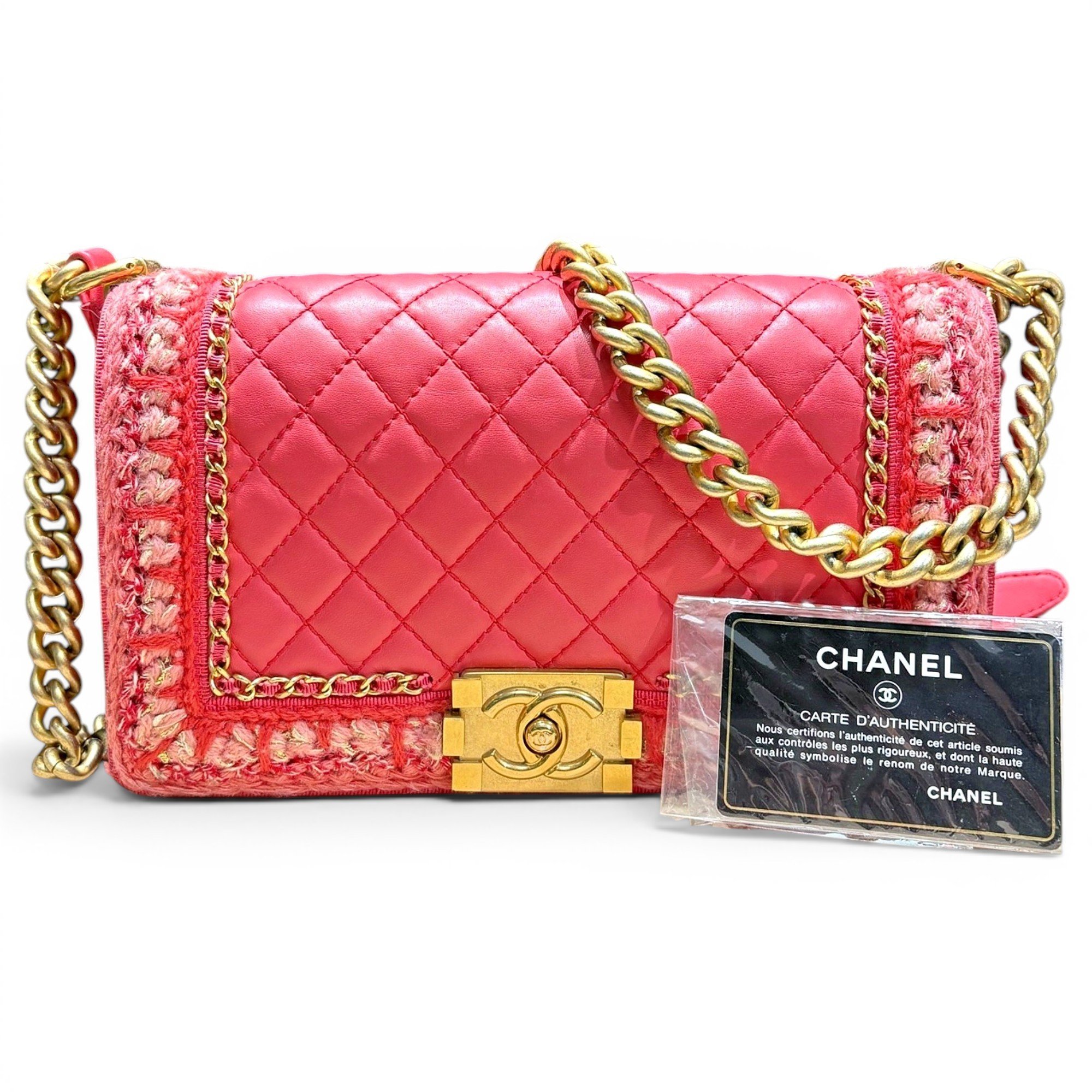 Boy leather crossbody bag