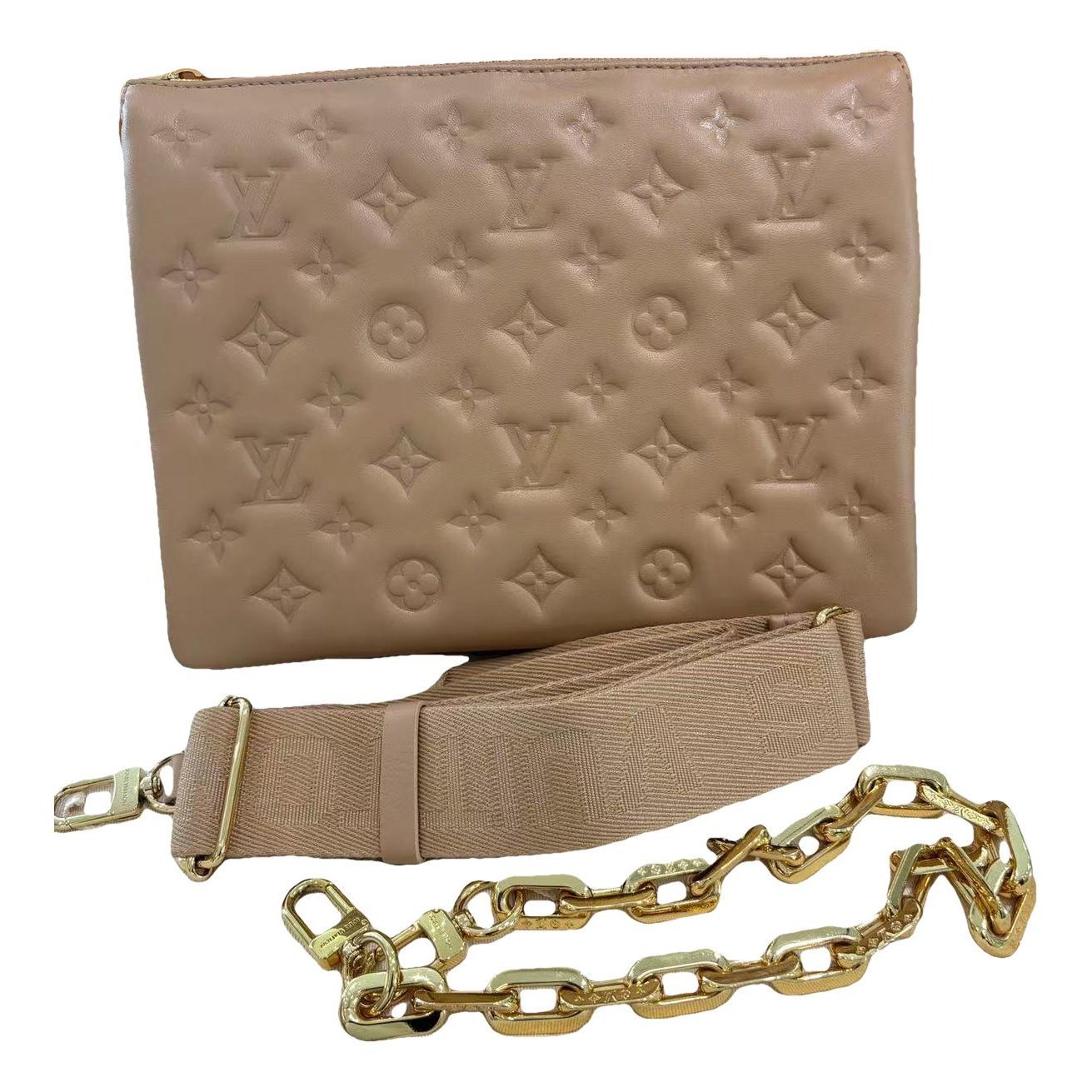 Coussin leather handbag
