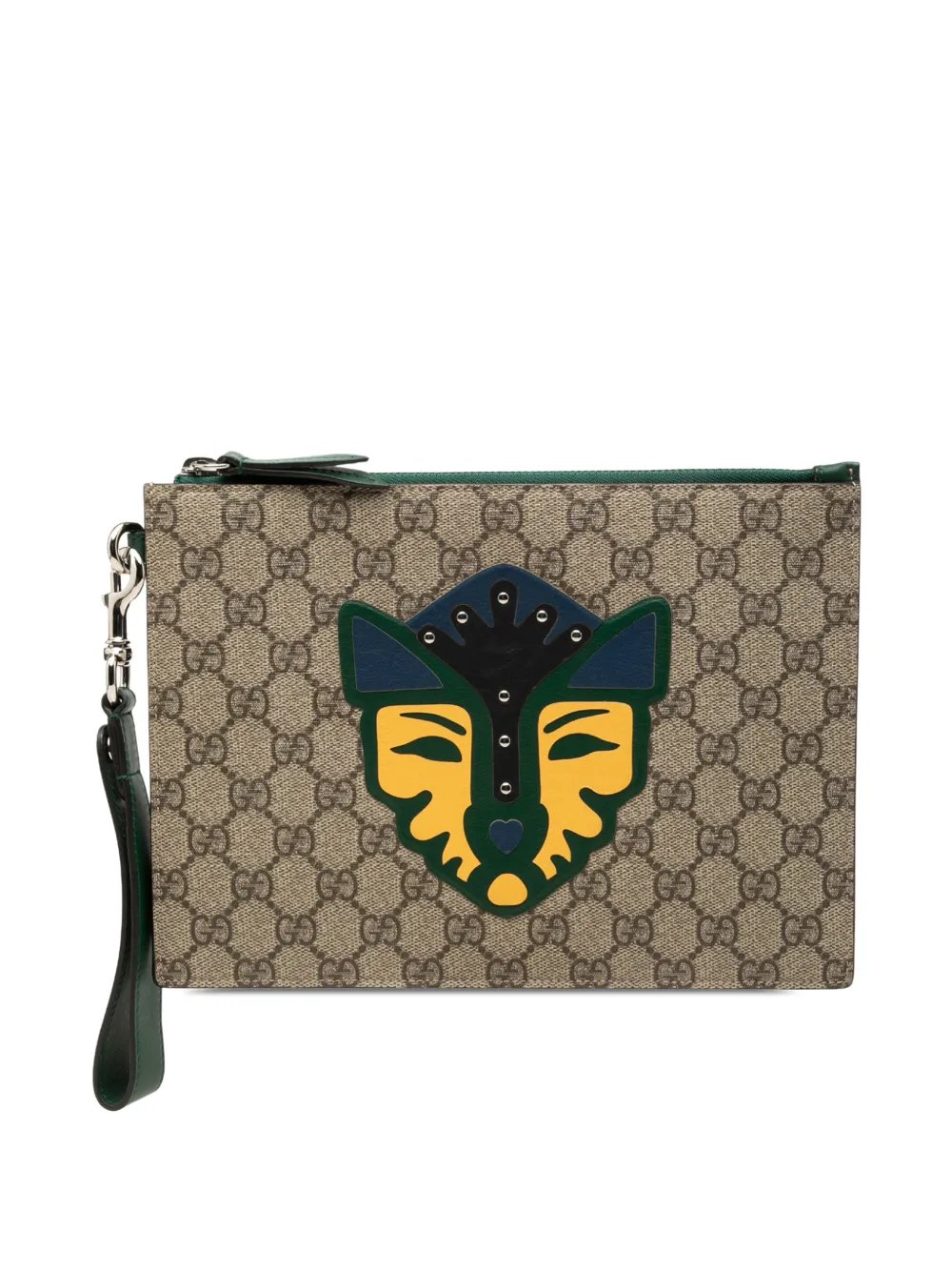 2000-2015 GG Supreme Fox clutch bag