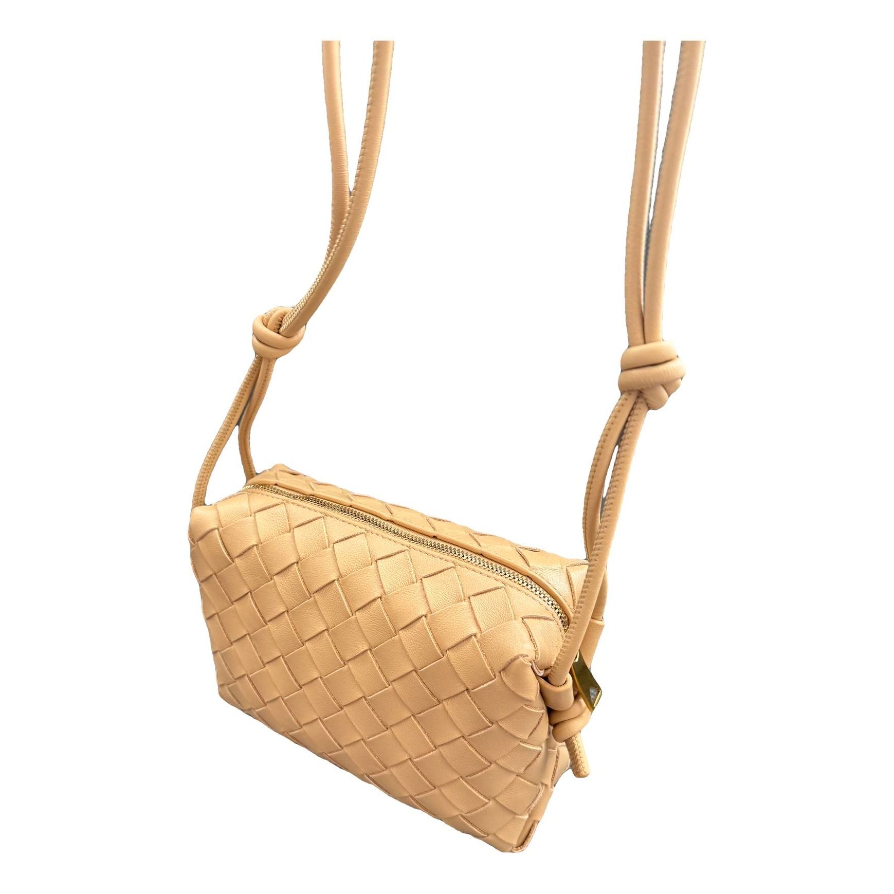 Loop leather handbag