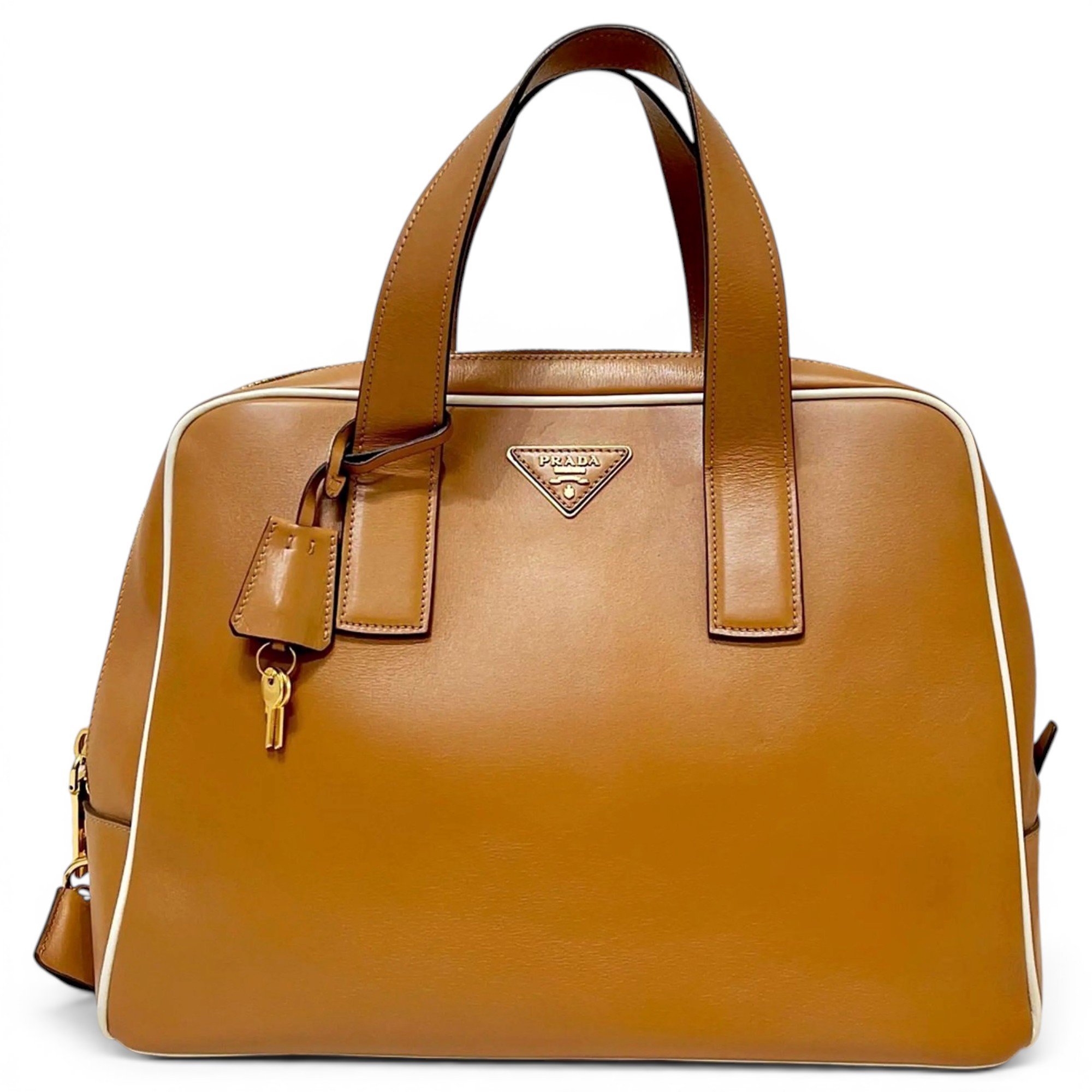 Promenade leather handbag
