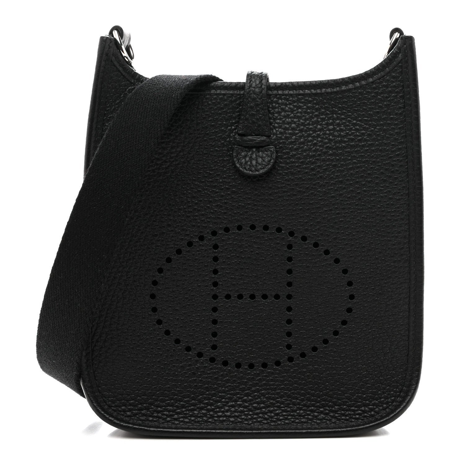 Hermes Taurillon Clemence Evelyne TPM Black
