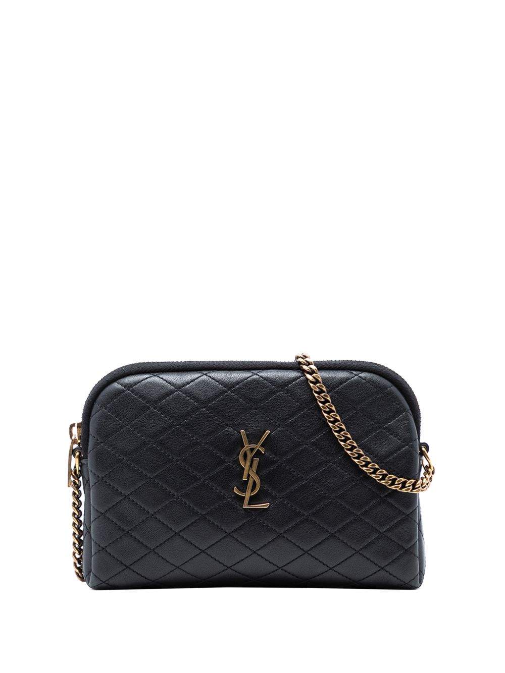 2022 Mini Quilted Lambskin Gaby Zippered Pouch crossbody bag