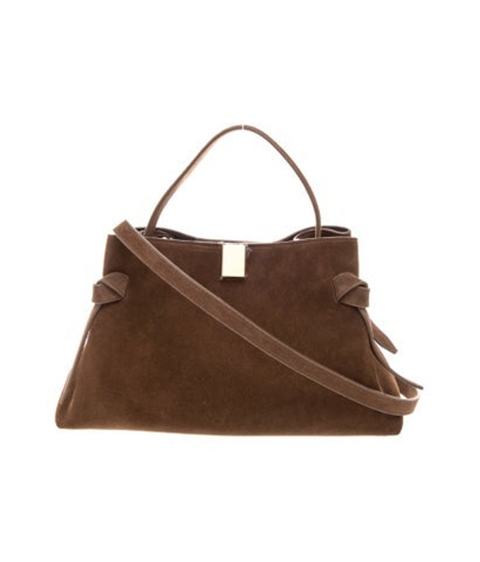 Yuzefi Suede Top Handle Bag