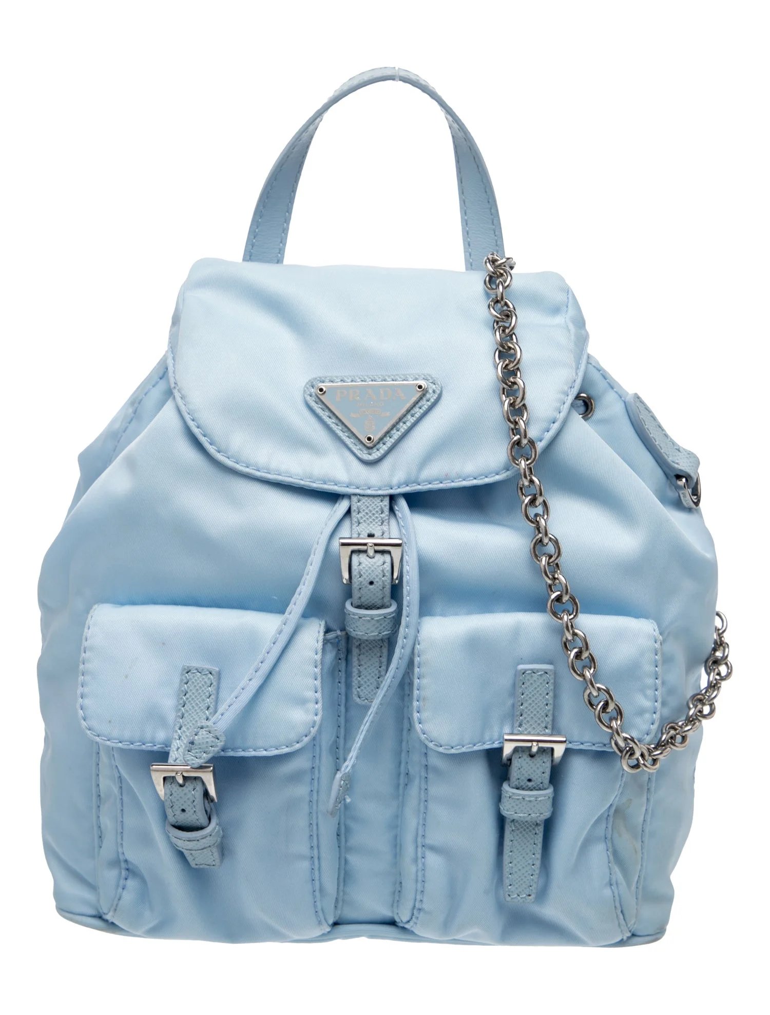 Saffiano Leather Backpack