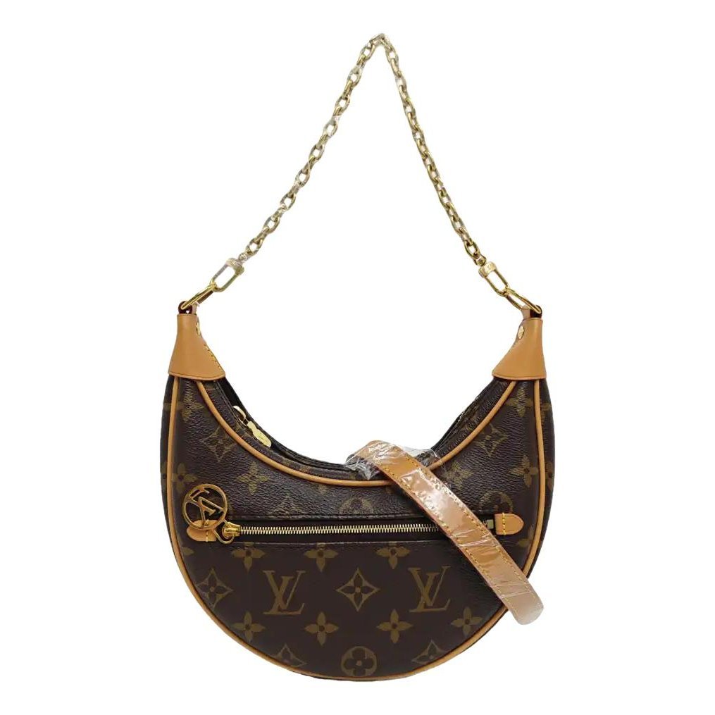 Loop leather crossbody bag