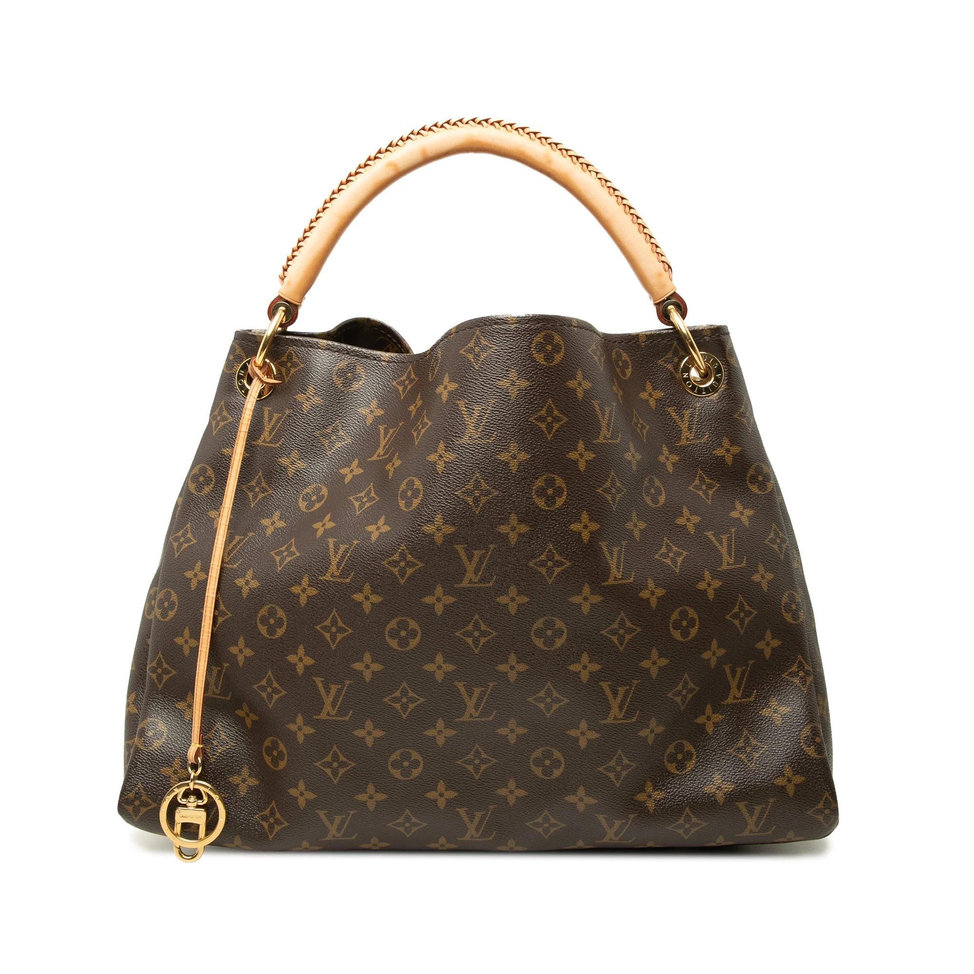 Artsy leather handbag
