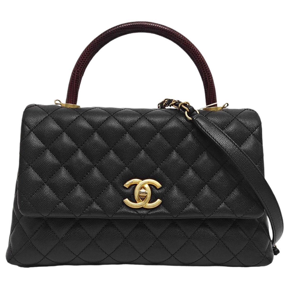 Coco Handle leather handbag