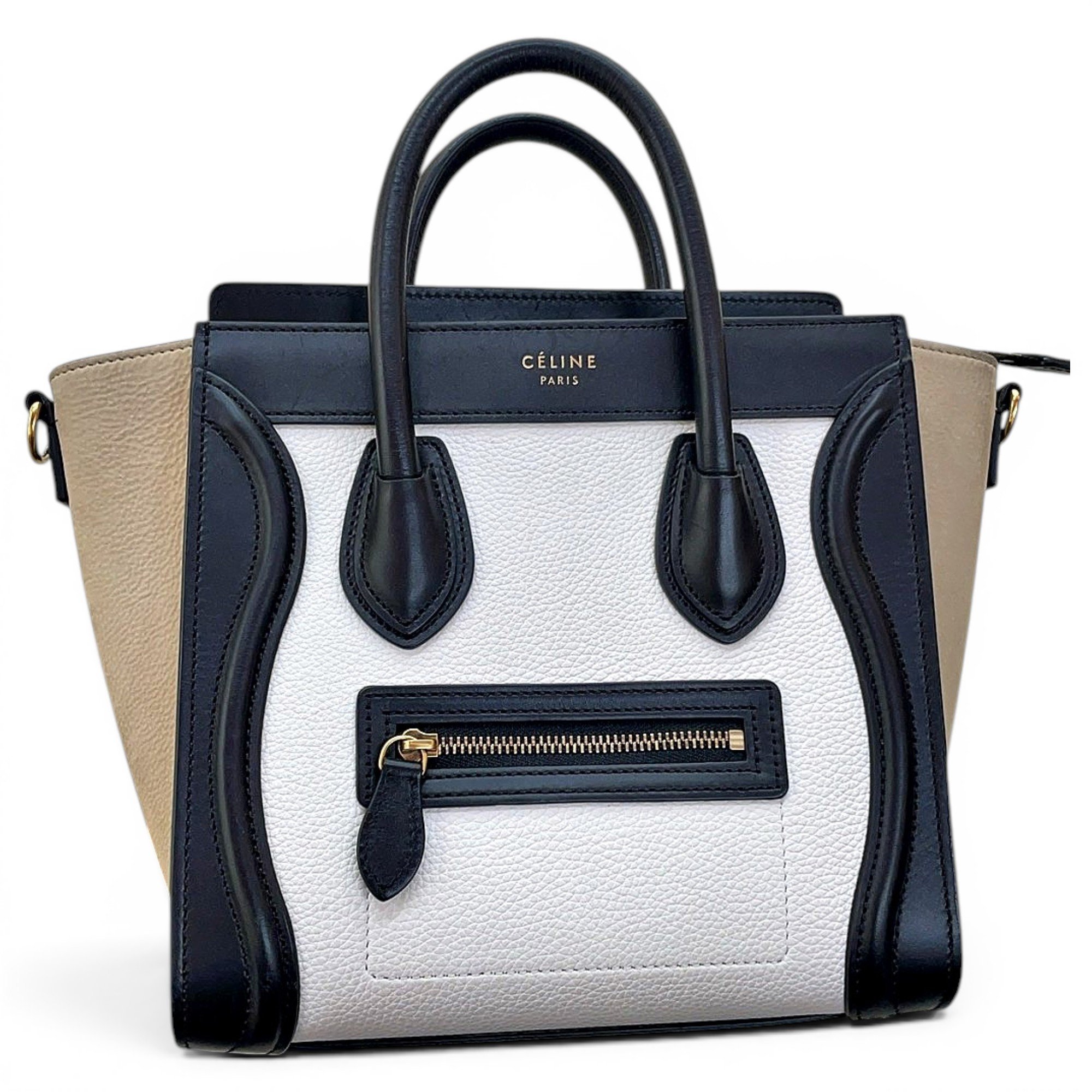 Luggage leather handbag