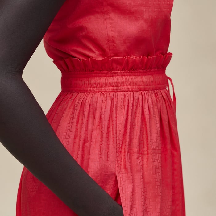 Rose Pivoine "Mosaique" Pouch Dress