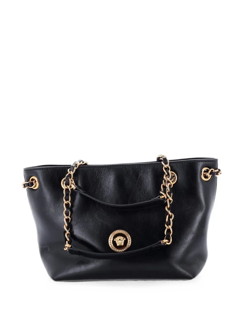 Versace Medusa Icon Chain Leather Mini tote bag