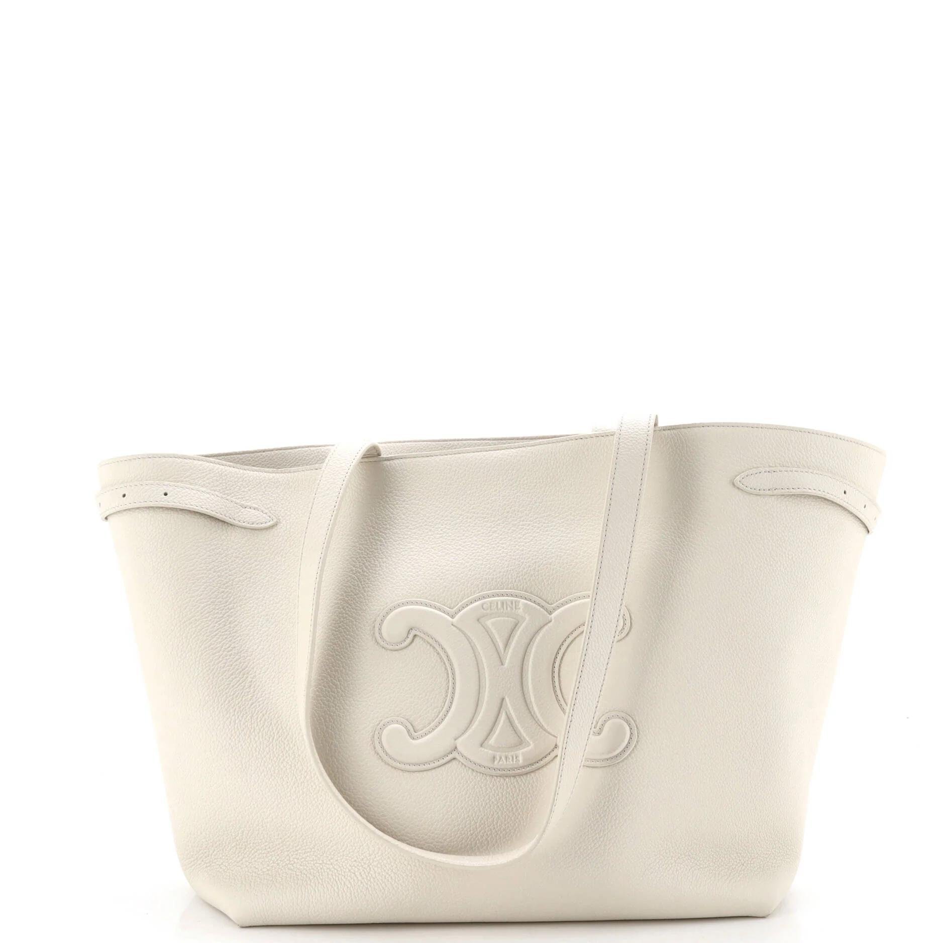 Leather tote