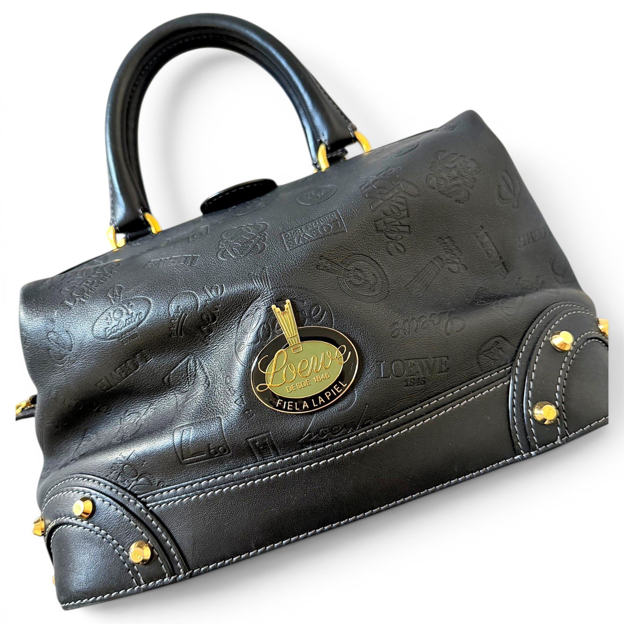 Leather handbag