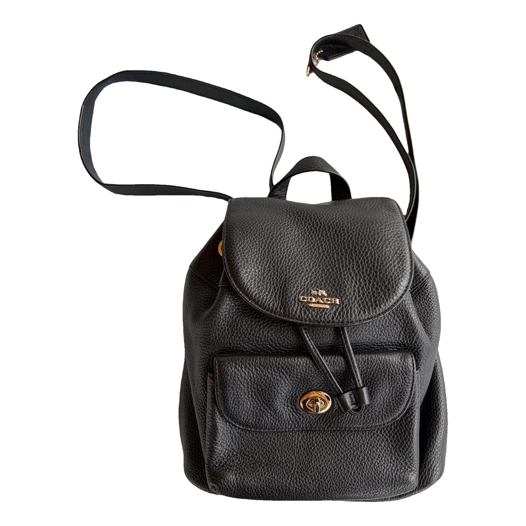 Leather backpack