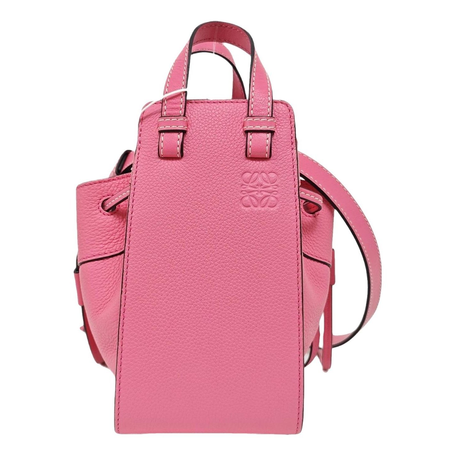 Hammock leather handbag