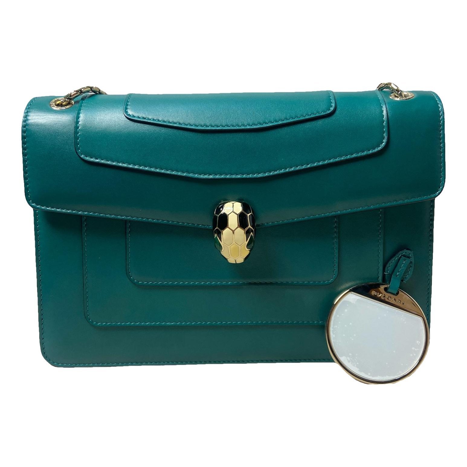 Serpenti leather handbag