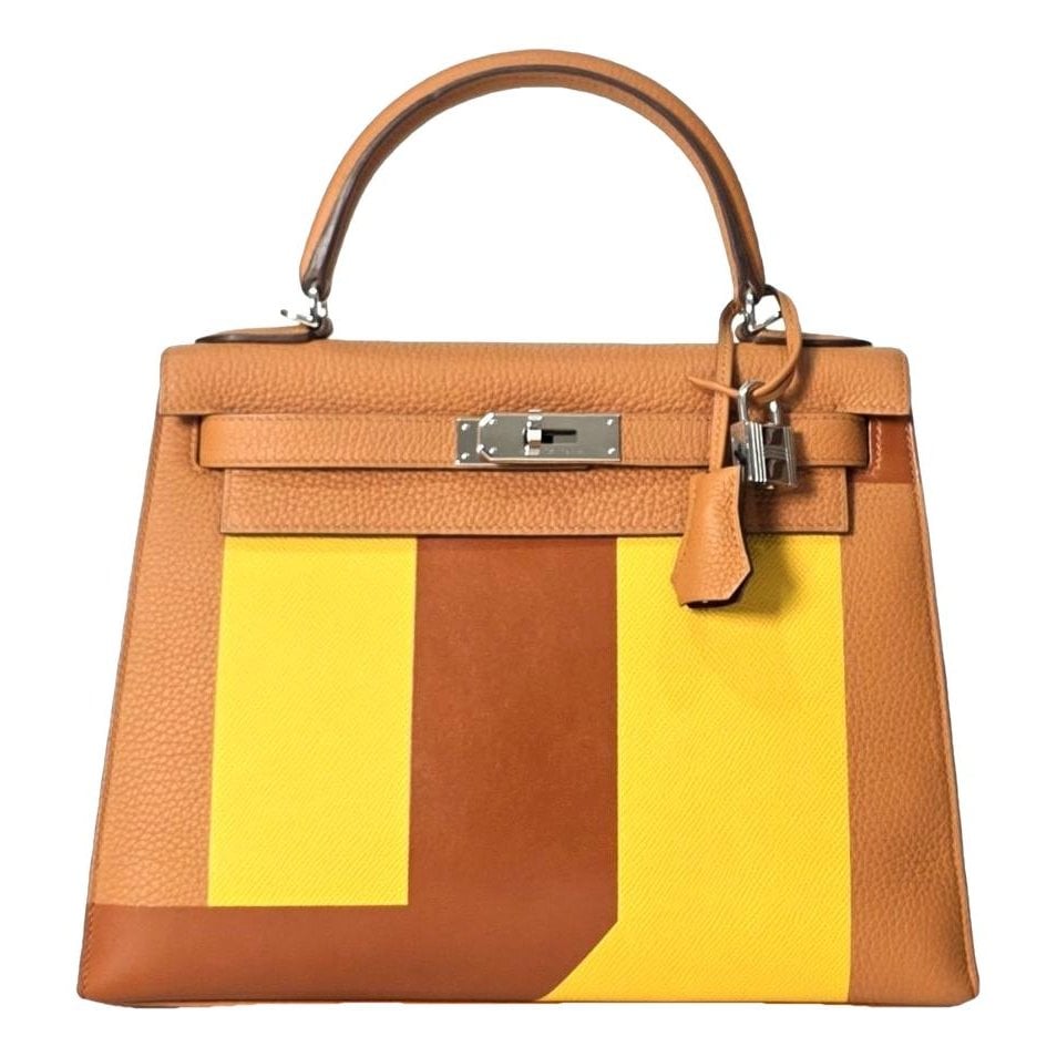 Kelly 28 leather handbag