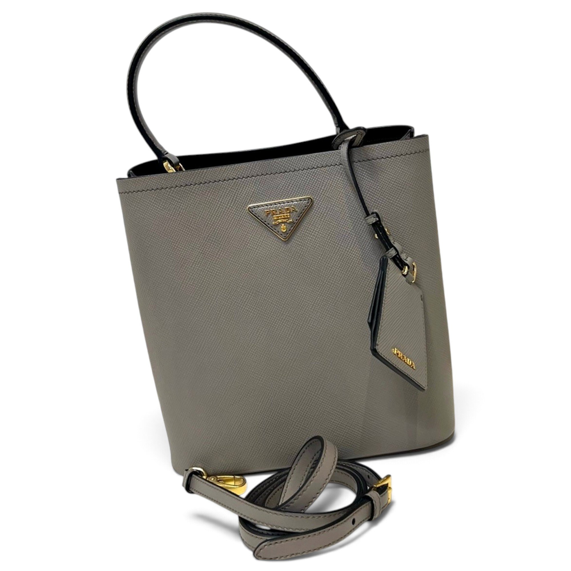 Panier leather handbag