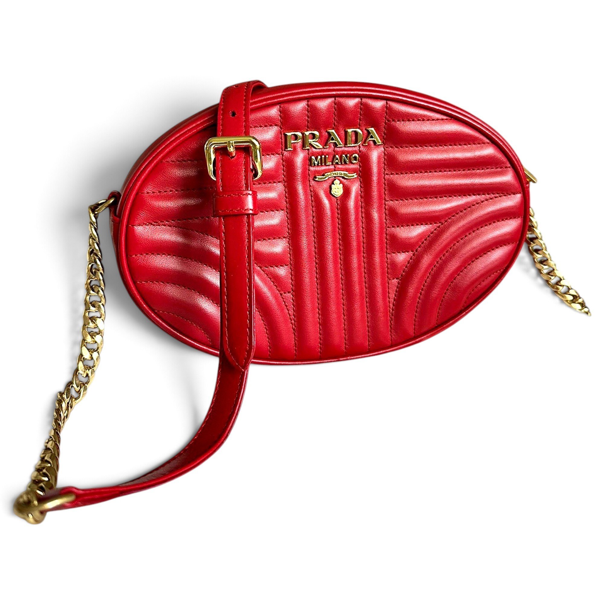 Diagramme leather handbag