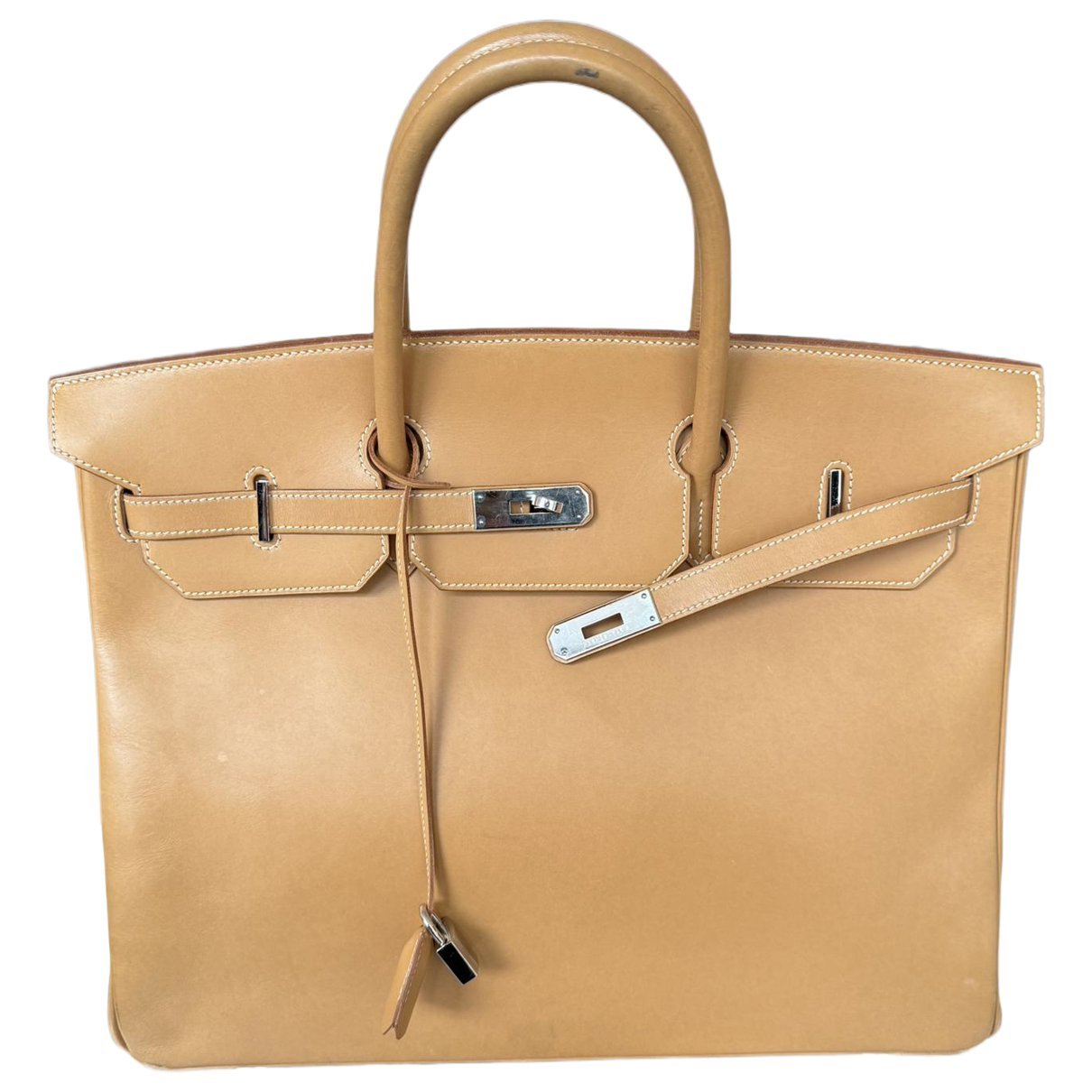 Hermes Birkin 40 Handbag Barenia Leather