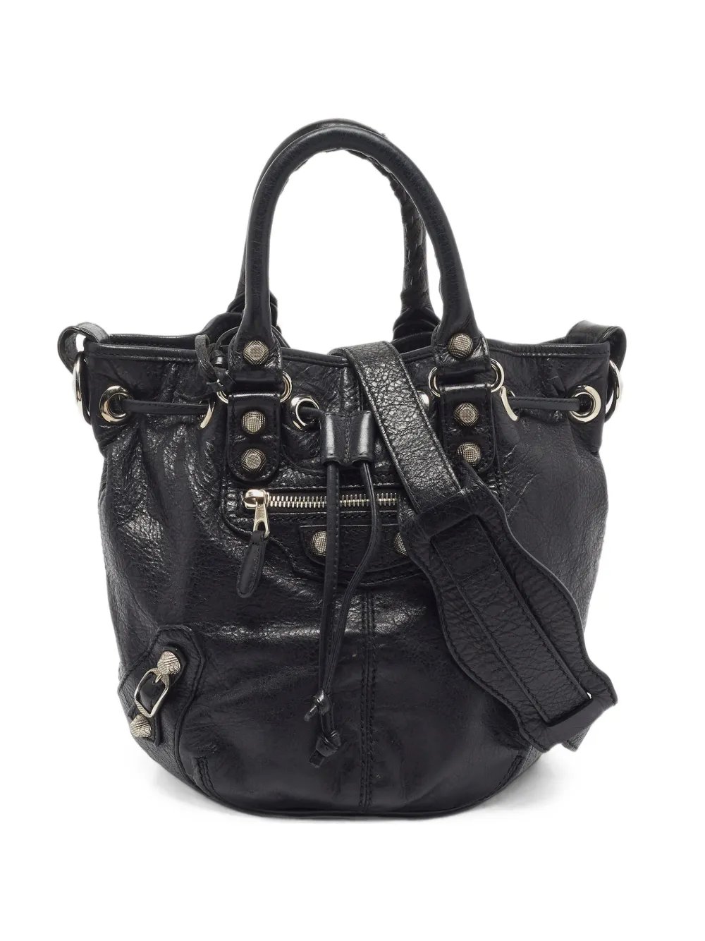 mini Pompon bucket bag
