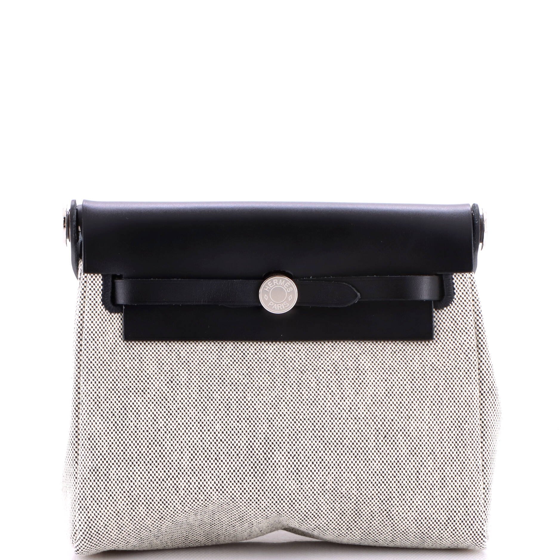 Herbag Zip Toile and Leather 20