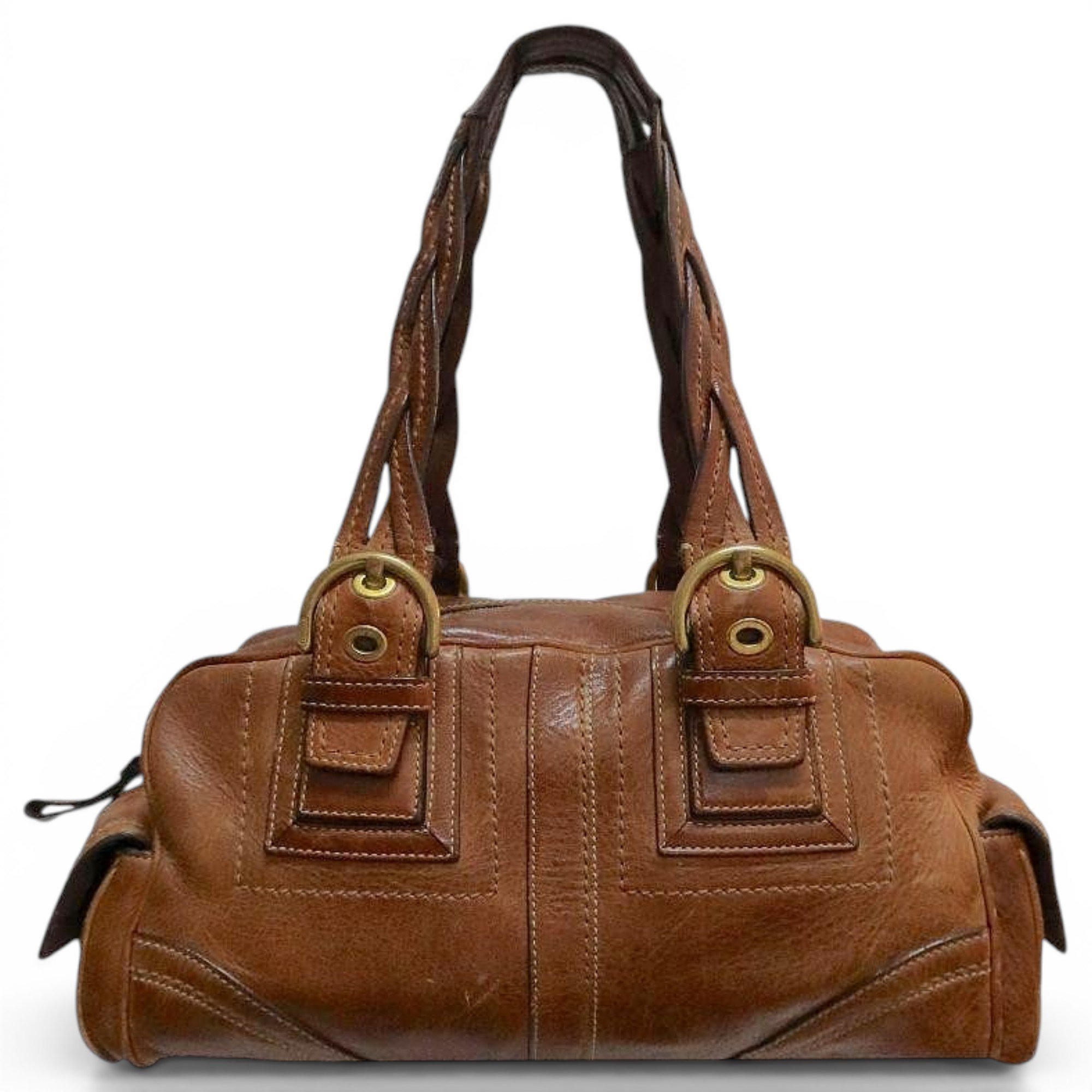 Leather satchel