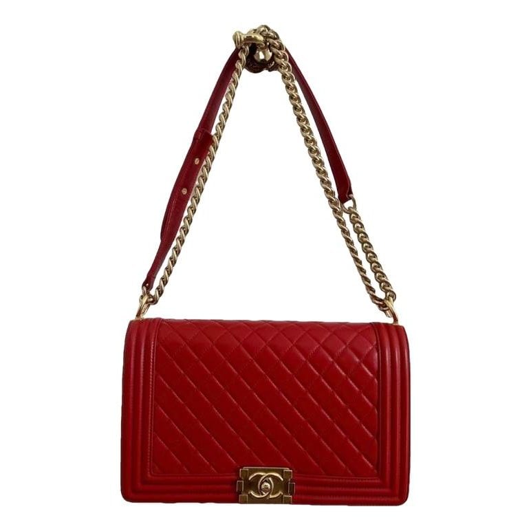 Boy leather crossbody bag