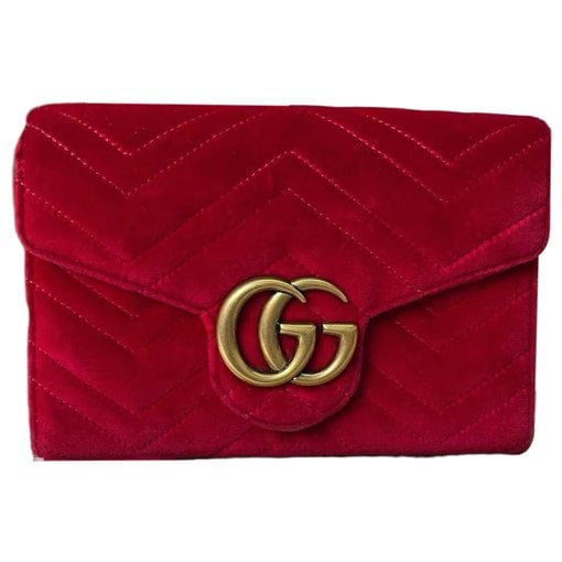 GG Marmont Chain cloth crossbody bag