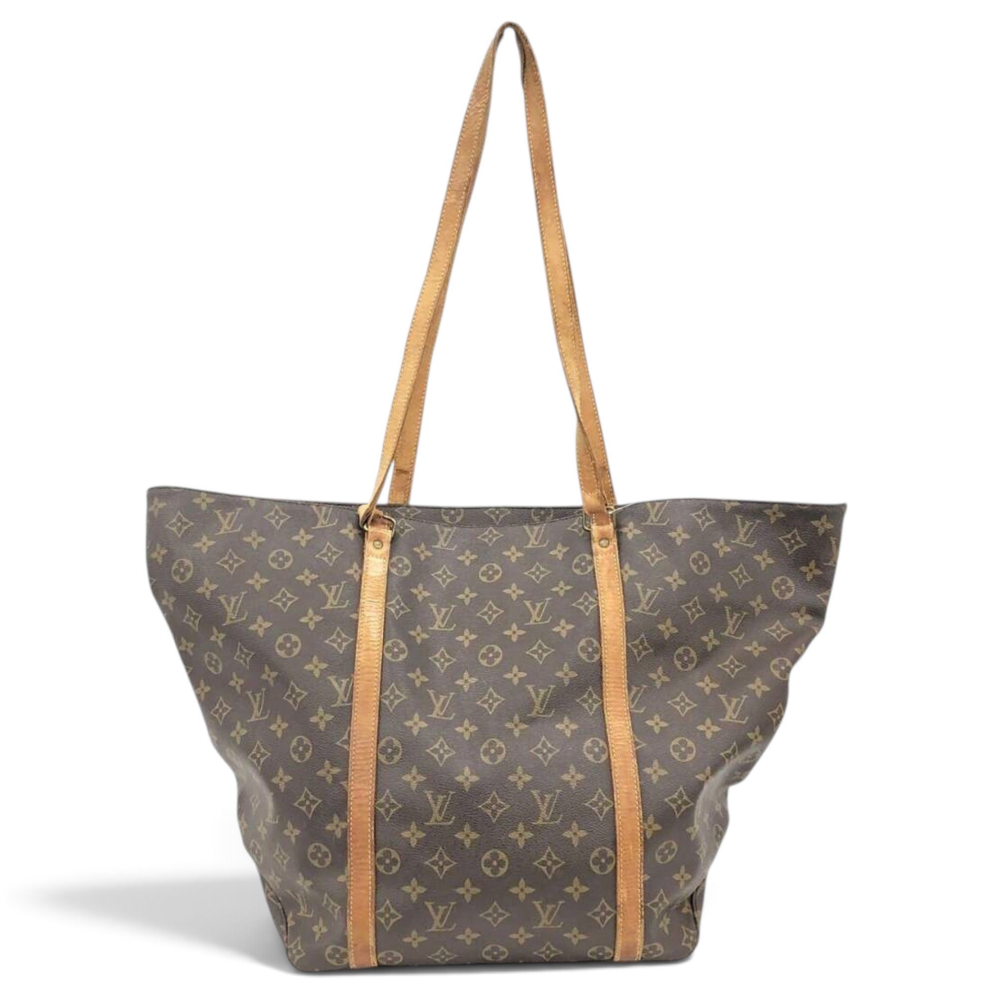 Shopping leather tote
