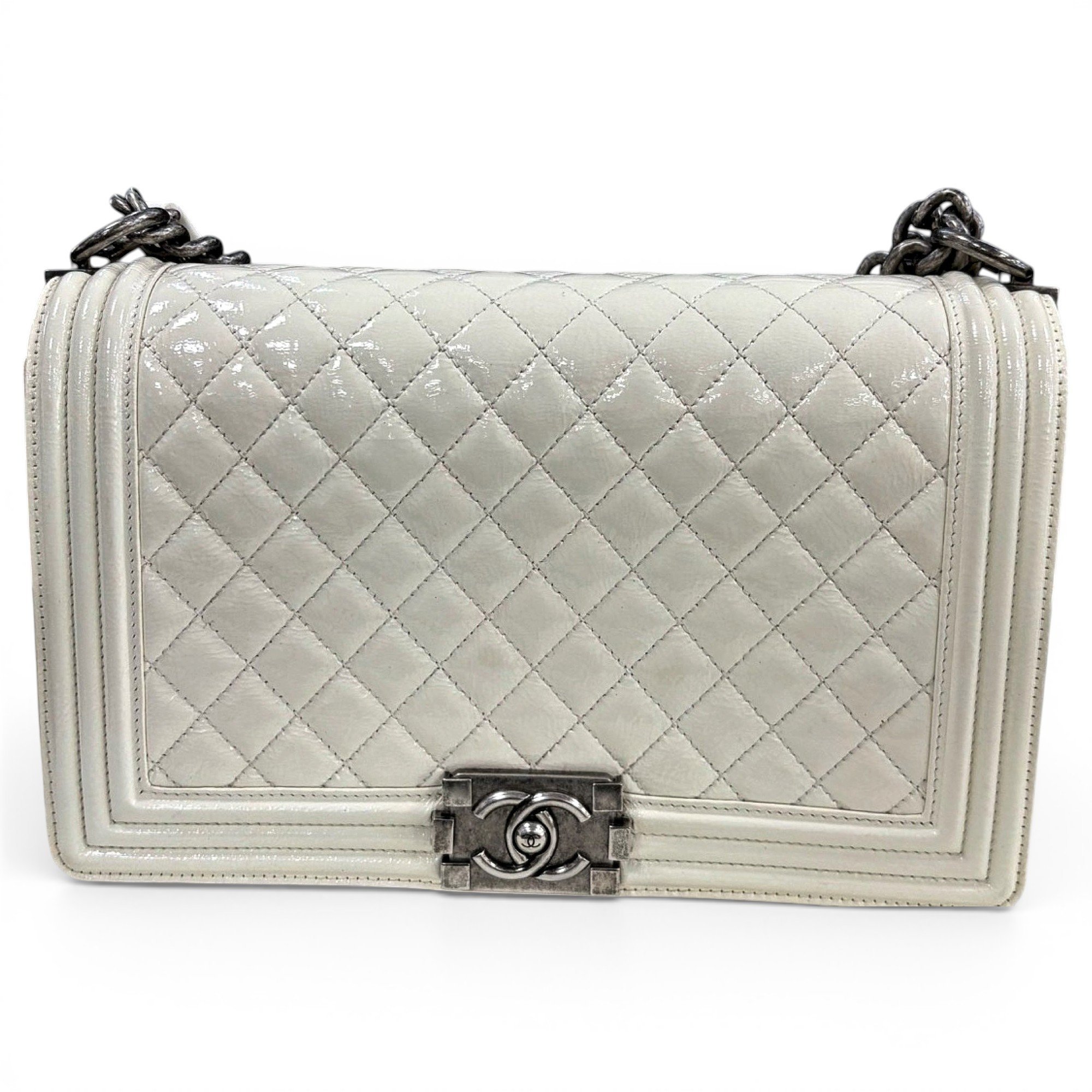 Boy patent leather handbag
