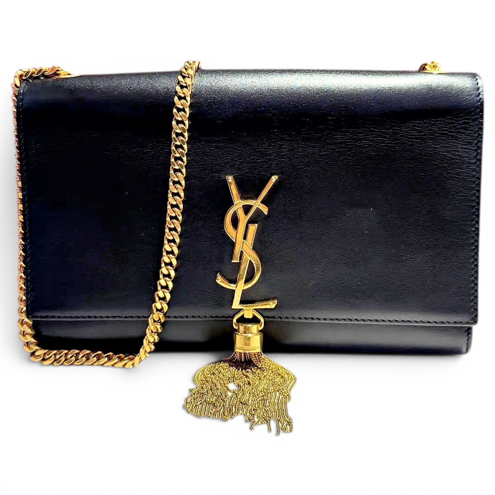 Pompom Kate leather handbag