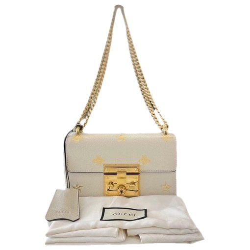 Leather clutch bag