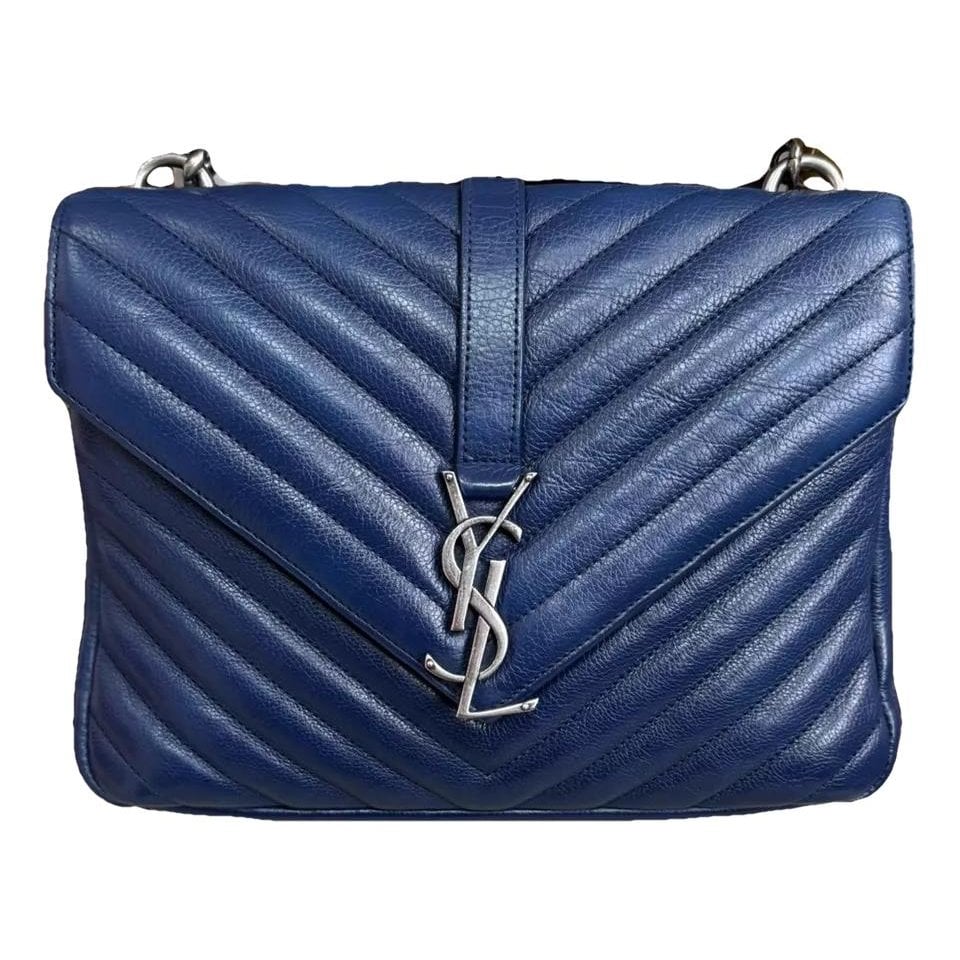 Envelope leather handbag